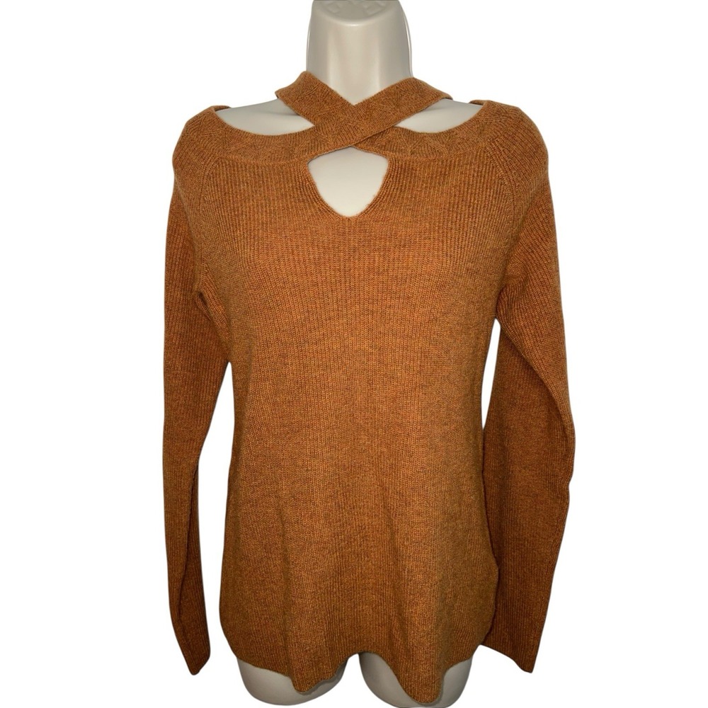 Soft Surroundings Julen Wool Alpaca Sweater Women M Rust Boho‎ Bohemian Fall New